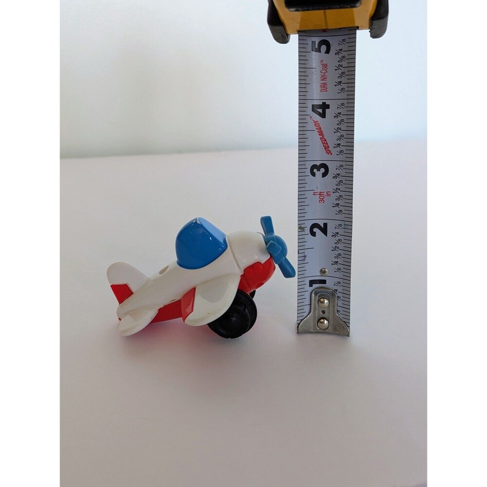 Vintage FISHER PRICE Propeller Plane Airplane for 1992 Flip Track Road Rail Set - Picture 8 of 9
